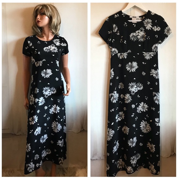 grunge floral dress